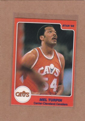 1984-85 STAR CO BASKETBALL MELVIN TURPIN ROOKIE #213 CAVALIERS