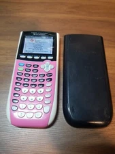 Texas Instruments TI-84 Plus C Silver Edition Pink - Tested *cracked 