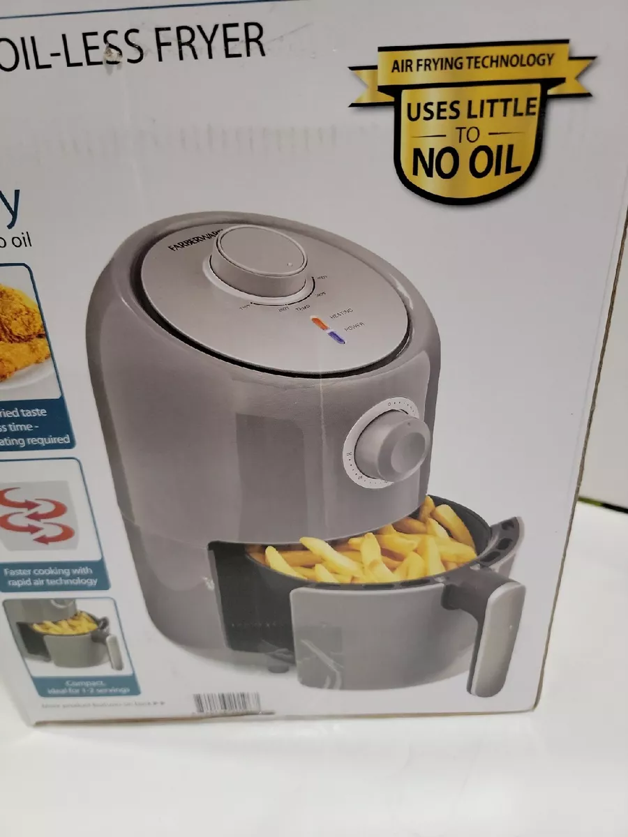 Farberware 1.9 Quart Compact Oil-Less Air Fryer Gray FW-AF-GRY New Opened  Box