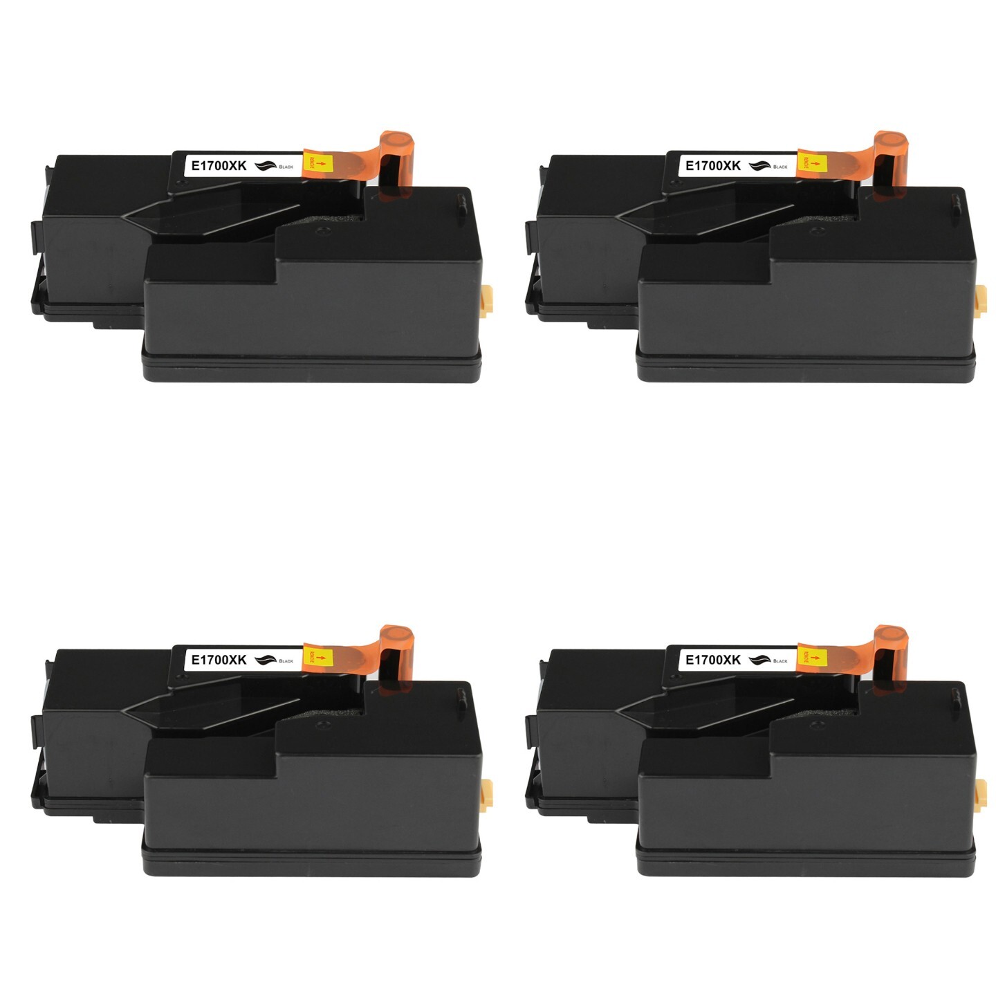 Toner Cartridge for Epson Aculaser CX17NF Laser Printer Black Non OEM 4Pk
