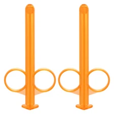 Lube Tube Personal Lubricant Launcher Shooter Syringe - Orange