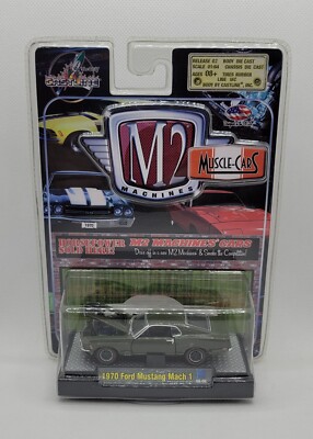 M2 Machines 1970 Ford Mustang Mach 1 Detroit Muscle R02 Green