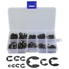 Geschäft Haltering Typ E Silber Unterlegscheibe 10 Größen 580 Stück/Satz