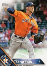Lot of (10) 2016 Topps Mini LUKE GREGERSON Card LOT SP/1000 #243 Astros