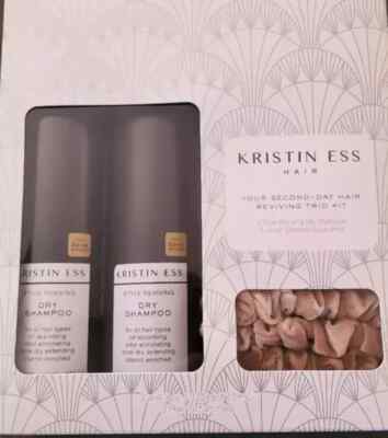 Kristin ESS Stil Wiederbelebung Trocken Shampoo 127ml Je + 3 Haargummis Open Box
