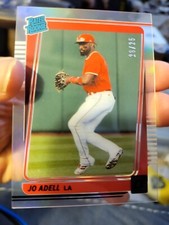 Jo Adell RC 2021 Panini Chronicles Clearly Donruss Rated Rookies PRIZM 23/25