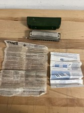 Vintage M.Hohner Super Chromonica 270 Harmonica-Key of C-with Case/Papers