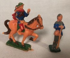 Vintage Plastic Knight and Horse
