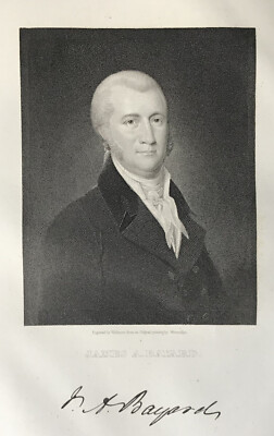 steel engraving Bayard James A US Senator election 1800 Wertmuller 2 America 250