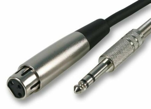 5 Metre 3.5mm Stereo Jack Plug To Twin 2 X 6.35mm 1/4 Mono Jack Plugs Cable Lead