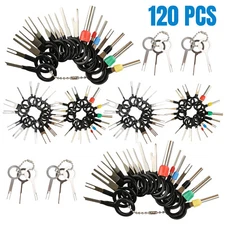 120Pcs Wire Terminal Removal Tool Car Electrical Wiring Crimp Connector Pin Kit