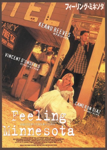 Feeling Minnesota '96 mini poster Chirashi flyer Keanu Reeves Cameron Diaz JP B