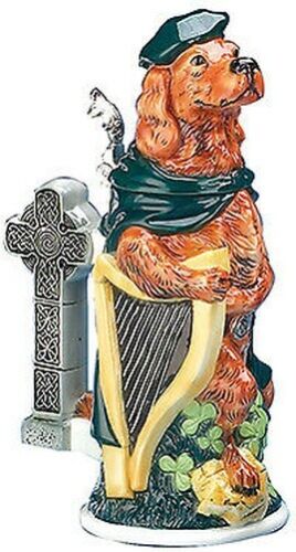 Cornell Irish Setter Beer Limited Edition Porcelain Stein #6667 - Foto 1 di 1