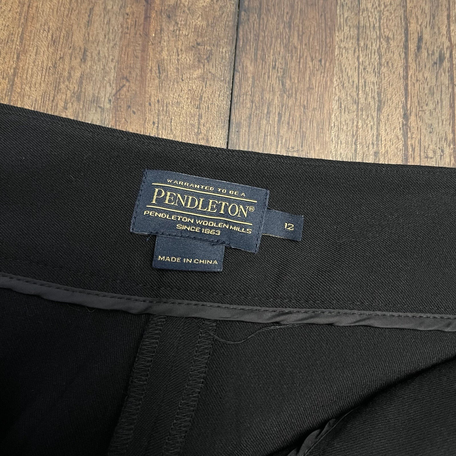 Pendleton Black Trousers 12 - image 4