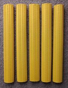 4x CHEVRON Impugnature Per Mazza Da Cricket – Rosse E Bianche – Oz Stock (Spedizione Dall'Australia) - Foto 3