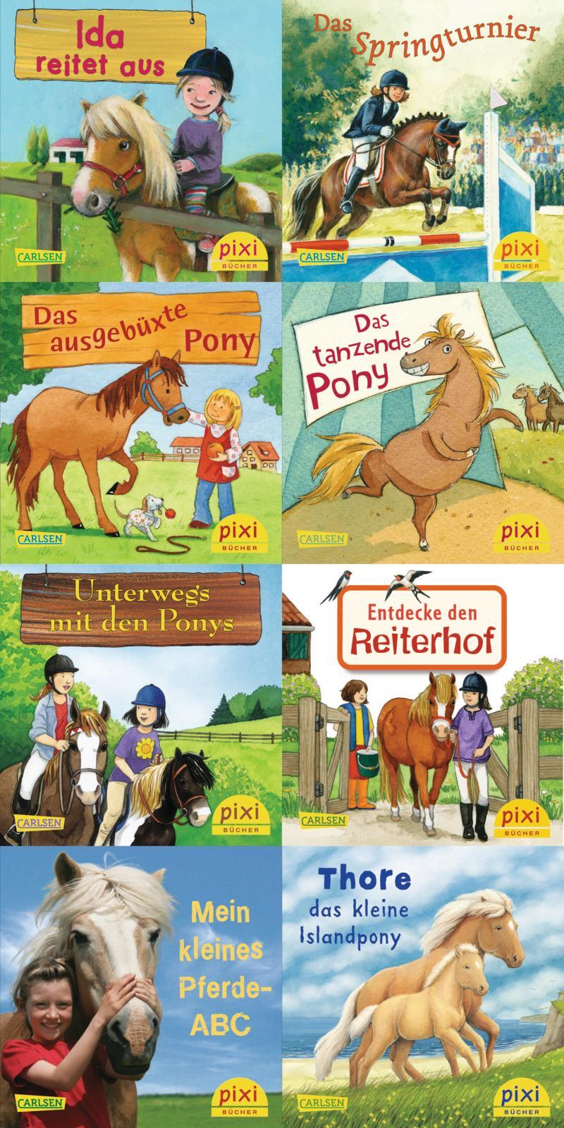 Thumbnail - Unbekannt. / Pixi-8er-set 231: Pferde-freundschaften (8x1 Exemplar)