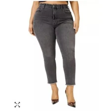 Good American Good Classic Raw Hem Jeans Sz 18