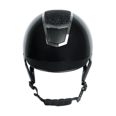 Harrys Horse Reithelm Matterhorn schwarz silber mit Glitzer