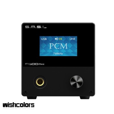 SMSL M500 MKII Bluetooth DAC Headphone Amplifier USB DAC for Power