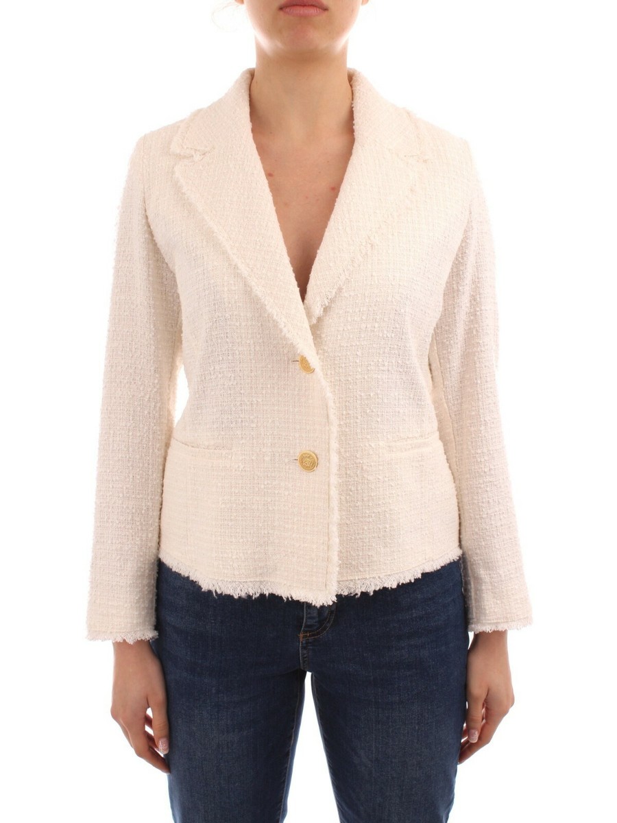 Giacca in stuoia panna EMME MARELLA modello DARIO 44