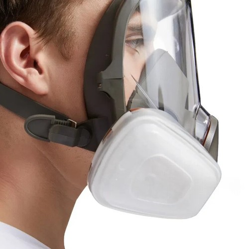 6800 Gas face Mask Anti-Fog, Dust-Proof Respirator for Industrial Work, Painting - Picture 3 of 10
