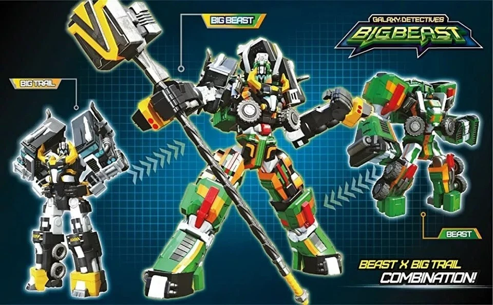 YOUNG TOYS TOBOT GALAXY DETECTIVES BEAST 220mm ACTION FIGURE - Image 4 of 4