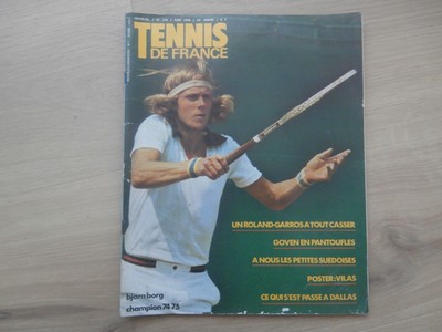 Magazine Tennis Vintage 1976 - Björn Borg Wimbledon - Collector (JT29)