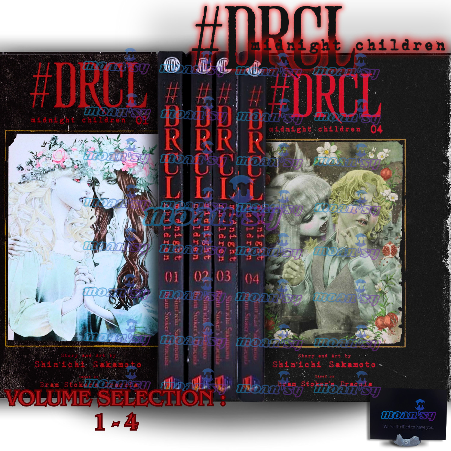 #DRCL Midnight Children Vol 1-4 Manga English Single /Full Set Shinichi Sakamoto