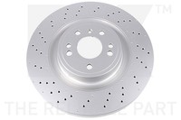 2X Bremsscheibe NK 3133139 FüR Mercedes Klasse C292 W166 GLE 250 166 006 Matic