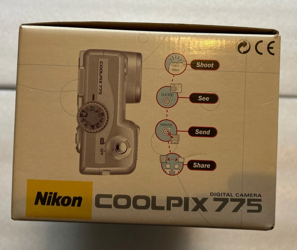 NIKON 775 2.0MP DIGITAL CAMERA. NEW IN BOX INCLUDES EVERYTHING IN PHOTOS.  - Image 3 of 4
