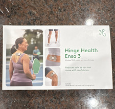 Hinge Health Enso 3 Wireless Wearable TENS Unit 1-Channel Muscle Nerve Kit