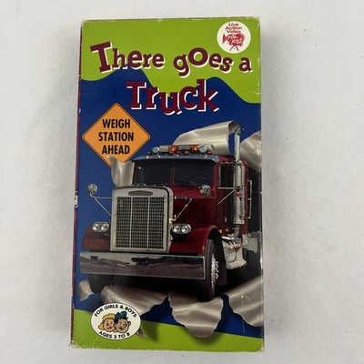 There Goes a Truck VHS 1994 Kid Vision Real Wheels Dave Hood Becky Warner Bros
