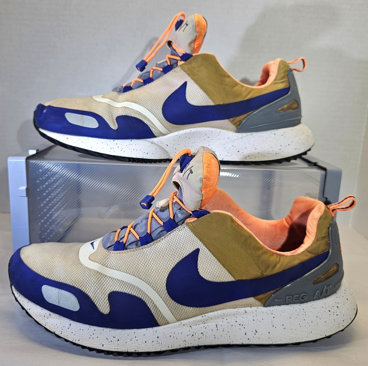 Nike Men's Air Pegasus A/T Winter Cream Concord/Blue/Orange