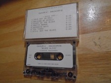 RARE PROMO Gary Moore CASSETTE TAPE Blues Alive THIN LIZZY Albert Collins kinks