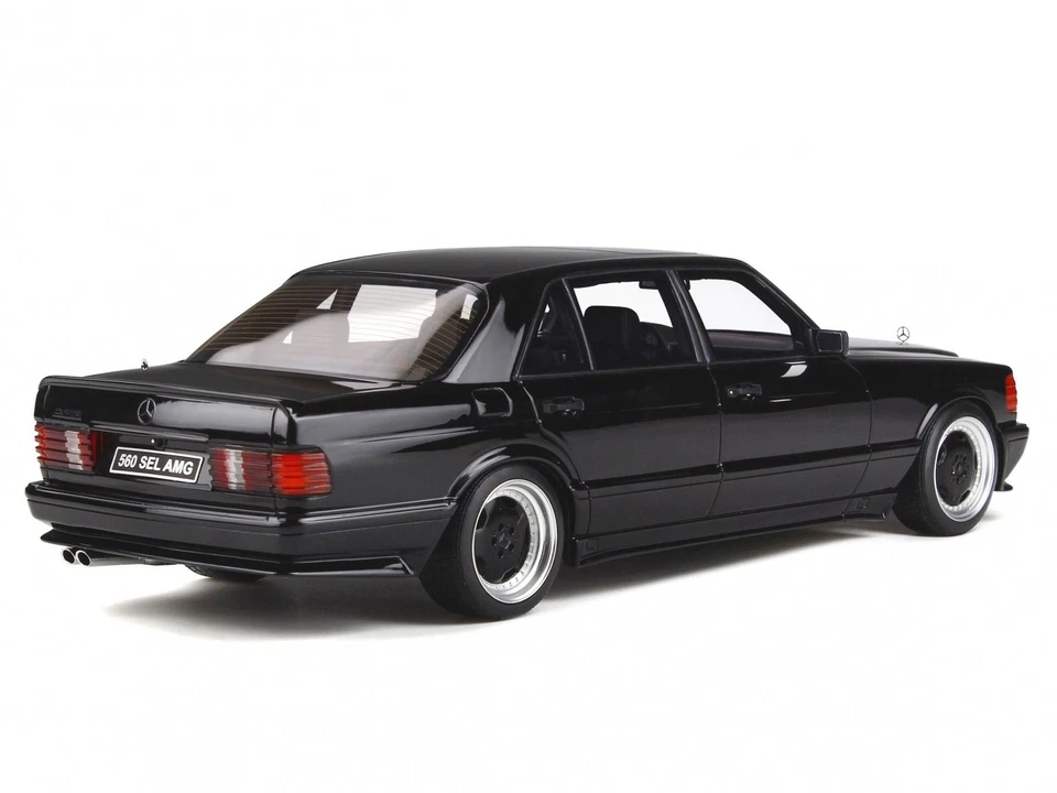 1/18 Mercedes-Benz 560 SEL 6.0 AMG W126 Black Ottomobile Otto Model OT297 Rare - Image 2 of 4