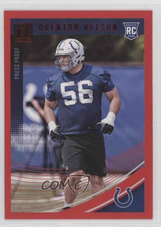 2018 Panini Donruss Rookie Press Proof Red Quenton Nelson #351 my8