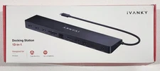 iVANKY Laptop Docking Station with 100W Power Adapter, USB C 13-in-1, VCC04