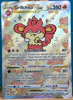 POKEMON - Zenit der Könige - Grillchita VSTAR - GG37/GG70 - deutsch