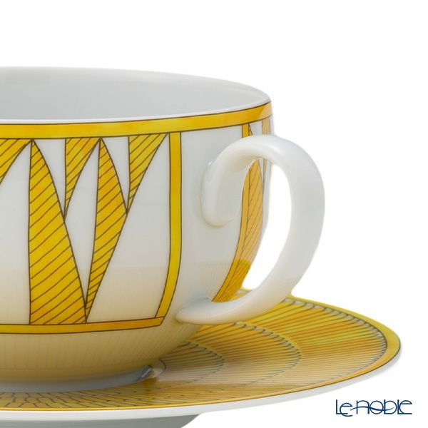 Hermès HERMES Soleil d'Hermès Morning Cup & Saucer 350ml Pair 046015P thumbnail 6