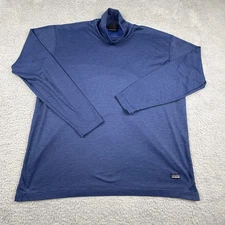 Vintage Patagonia Shirt Men XL Blue Capilene Base Layer Lightweight Outdoors USA