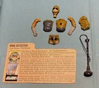 GI G.I. Joe TRIPWIRE BODY PARTS + WEAPONS + FILE CARD LOT waist mines FREE SHIP