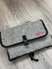 Skip Hop Pronto Portable Wipeable Padded Baby Changing Pad Gray Black White