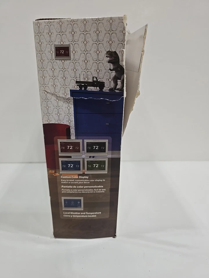 Honeywell Wi-Fi Smart Color Programmable Thermostat (RTH9585WF) NEW Open Box - Image 3 of 4