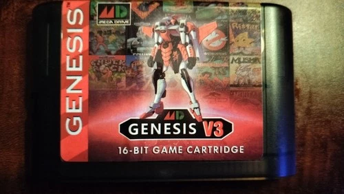 Genesis MD V3 Multicart 1200 In 1 Game Cartridge