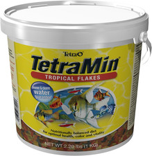 min Nutritionally Balanced Tropical Flake Food for Tropical Fish, 2.2 Lbs