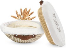 Banneton Bread Proofing Basket Set Of 2 With Liners