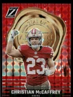 2023 Panini Zenith Football Red Christian McCaffrey #12 SGC 9