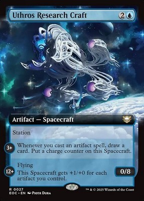Uthros Research Craft R Extended Art Regular #27 | EOC Edge of Eternities | MTG