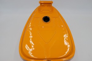 1978 Honda CT90 Fuel Tank Refurbuished w/ Epoxy Lining BRIGHT YELLOW. 78 Trail90