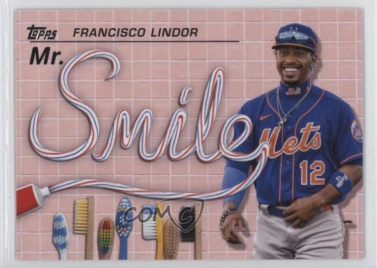 2023 Topps Series 1 AKA Francisco Lindor #AKA-8 06bg